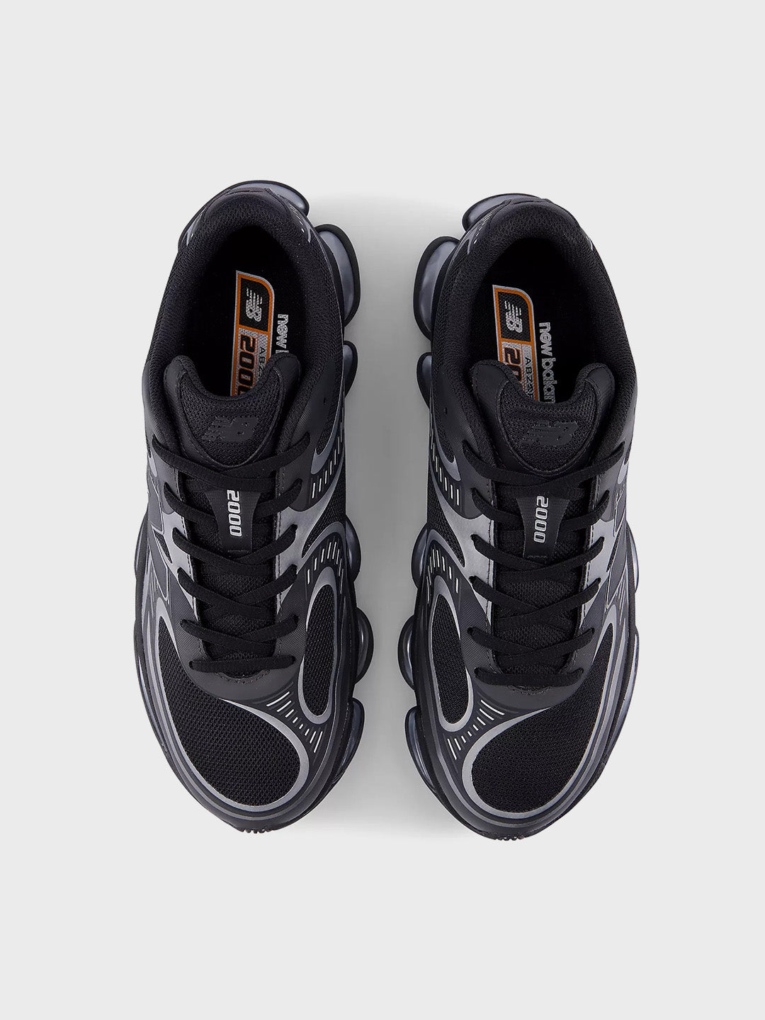 New Balance ABZORB 2000 Sneakers Black/Silver Metallic - U20008LL - bovenkant