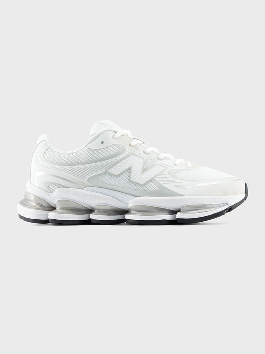 New Balance ABZORB 2000 Sneakers White/Silver Metallic - zijkant