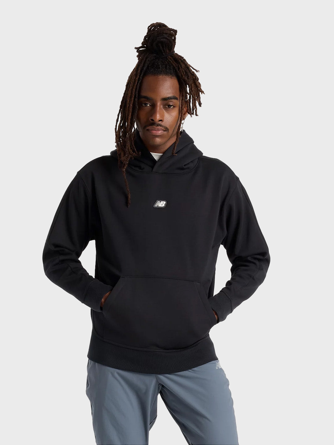 new balance hoodie zwart