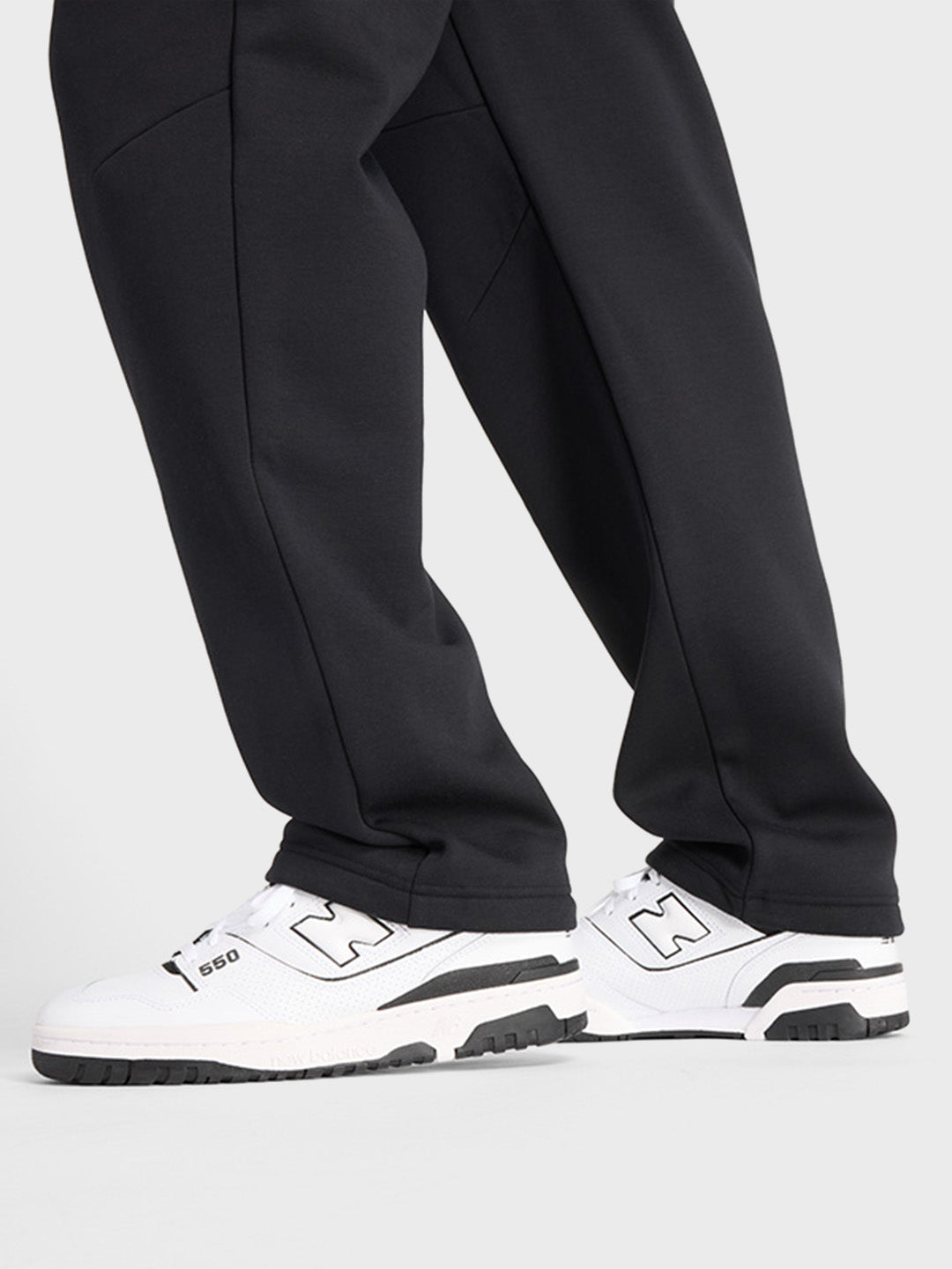 new balance straight fit sweatpants black