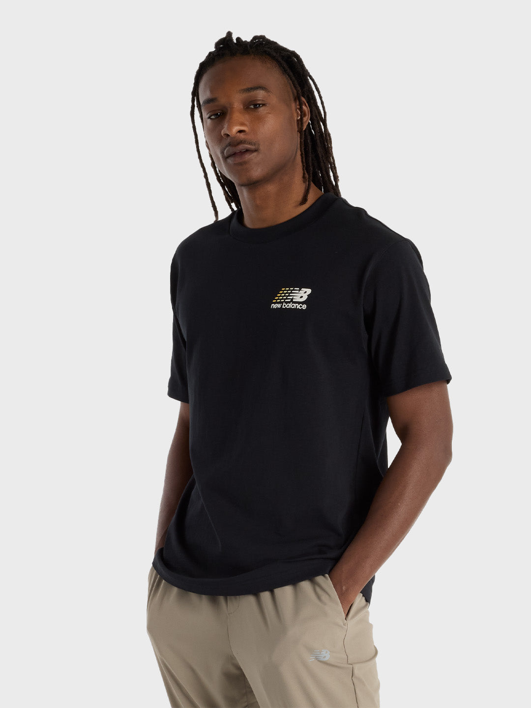 new balance t-shirt black