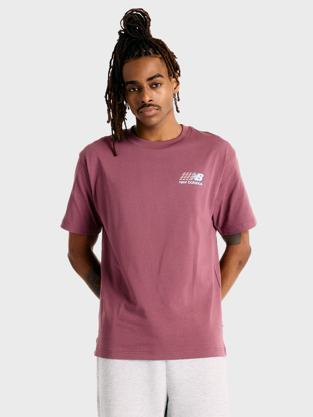 new balance t-shirt purple