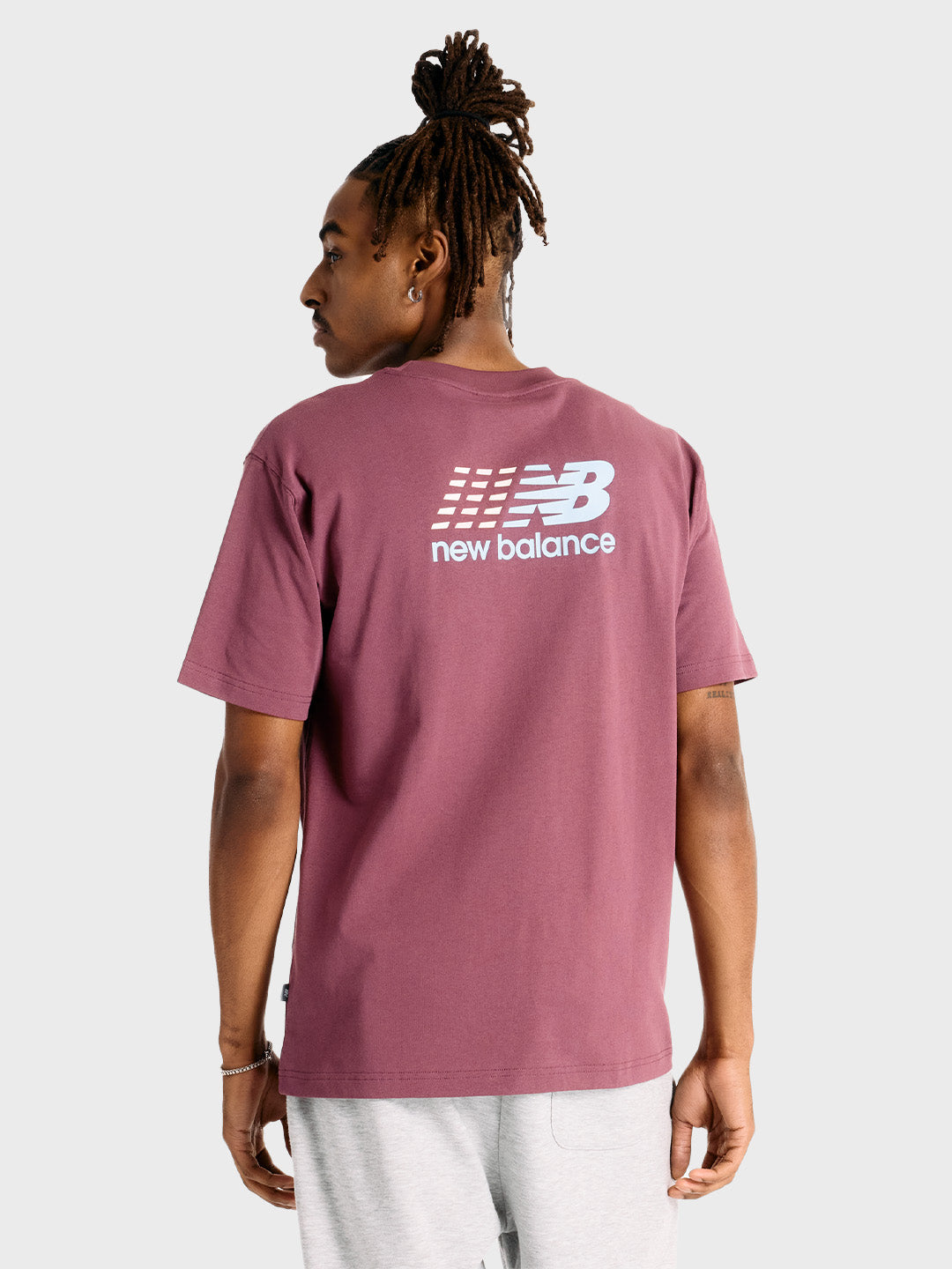 new balance t-shirt purple