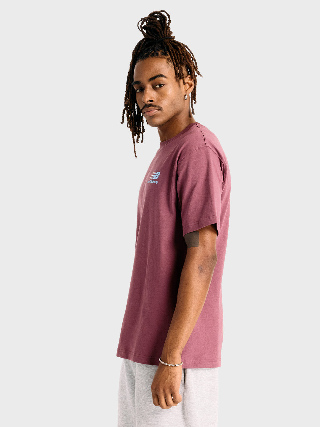 new balance t-shirt purple