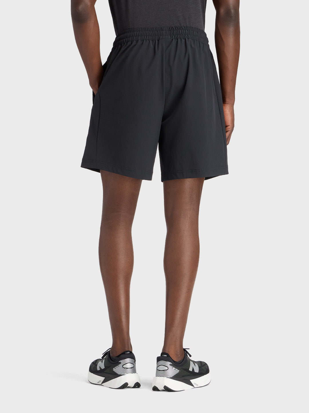 New Balance Athletics Woven Shorts Black - achterkant