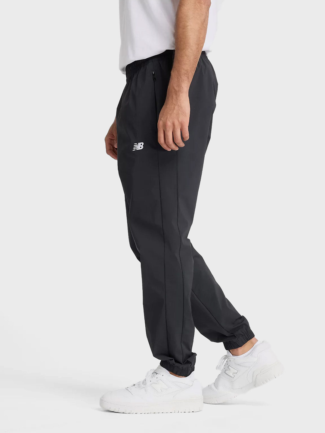 new balance trackpants black