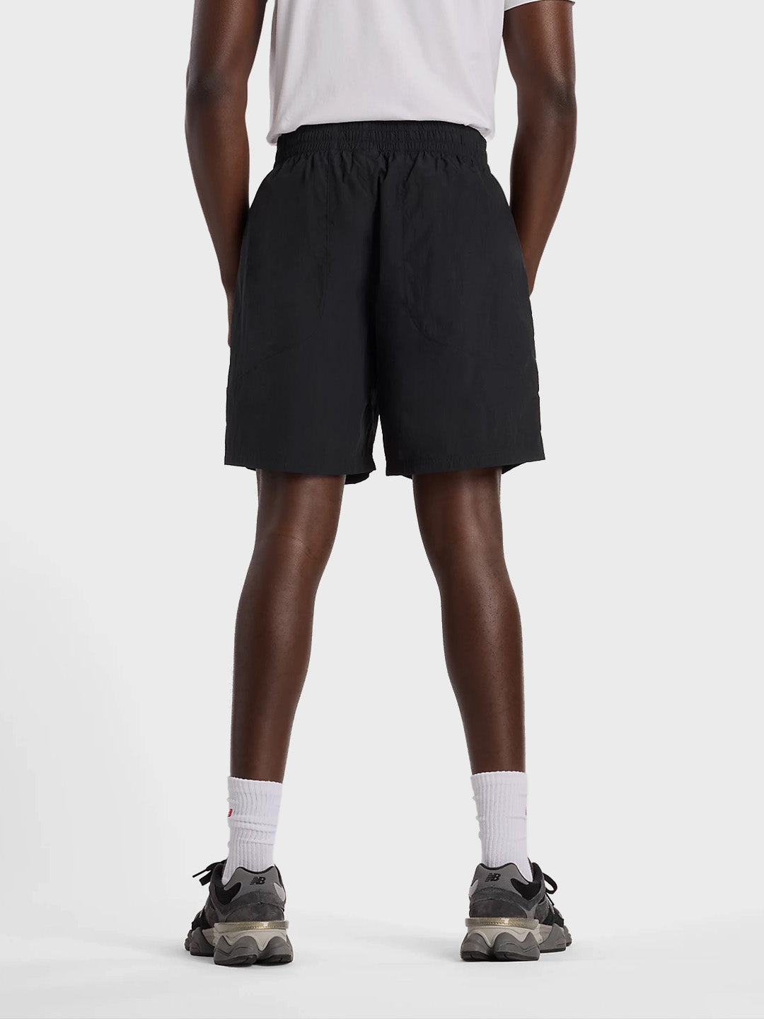 New Balance Castlefield Shorts Black - achterkant