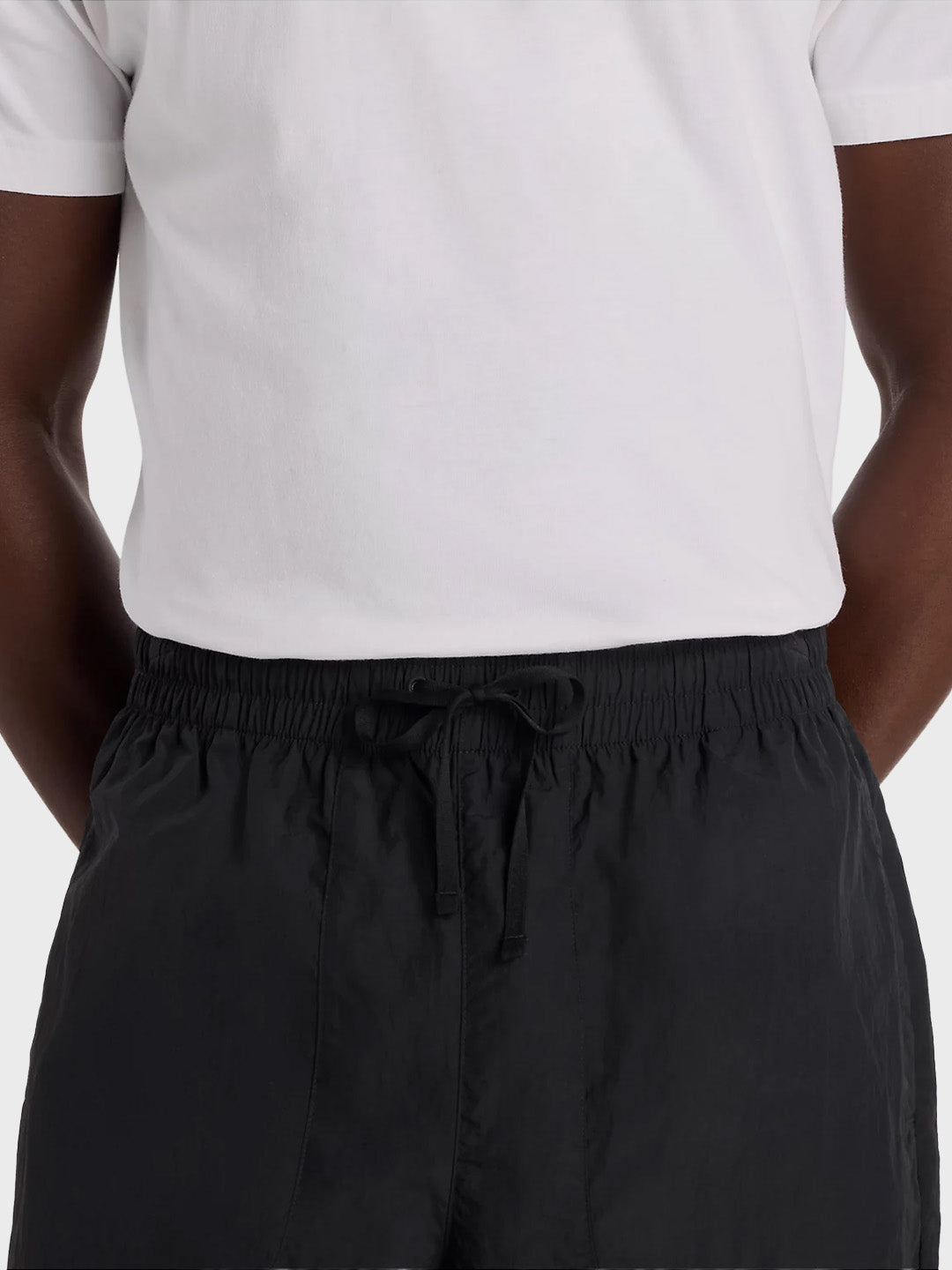 New Balance Castlefield Shorts Black - close-up taille