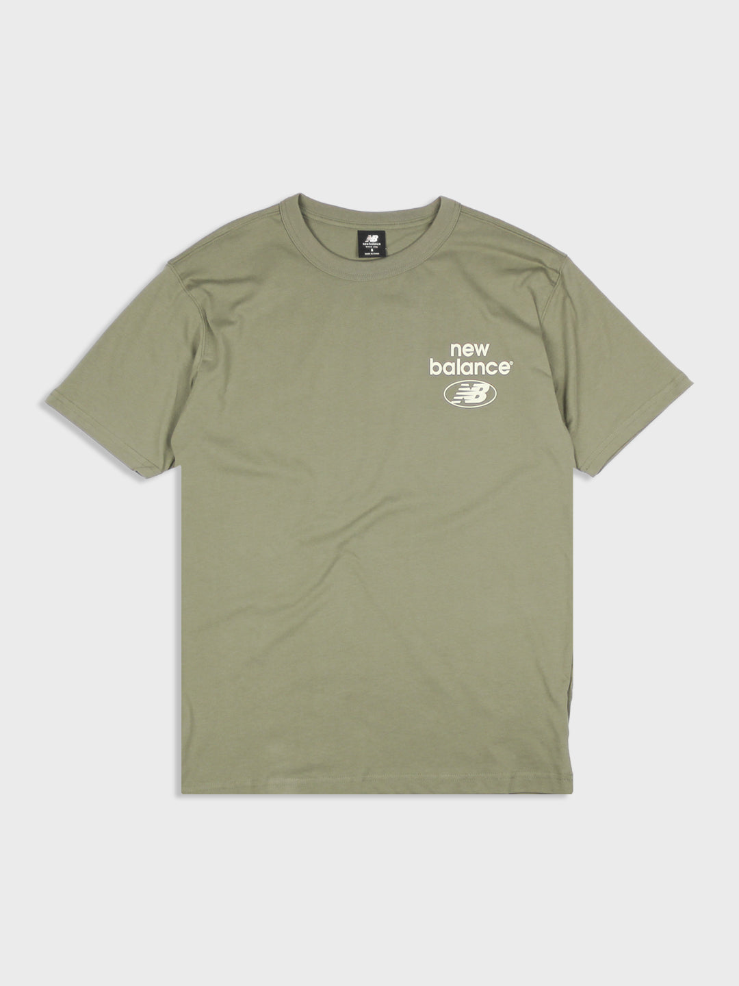 new balance t-shirt groen