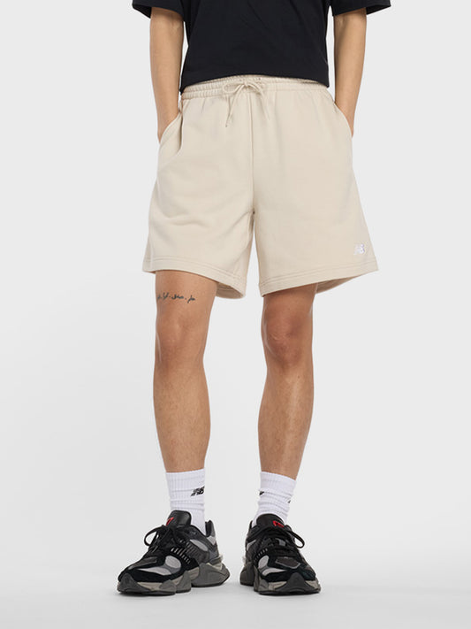 New Balance Essentials Shorts Timberwolf - voorkant