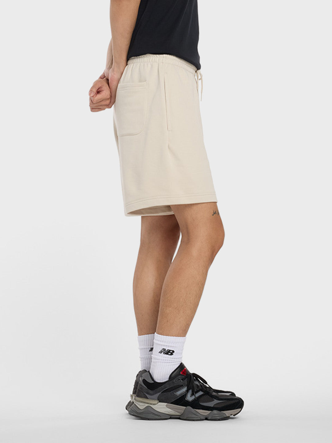 New Balance Essentials Shorts Timberwolf - zijkant