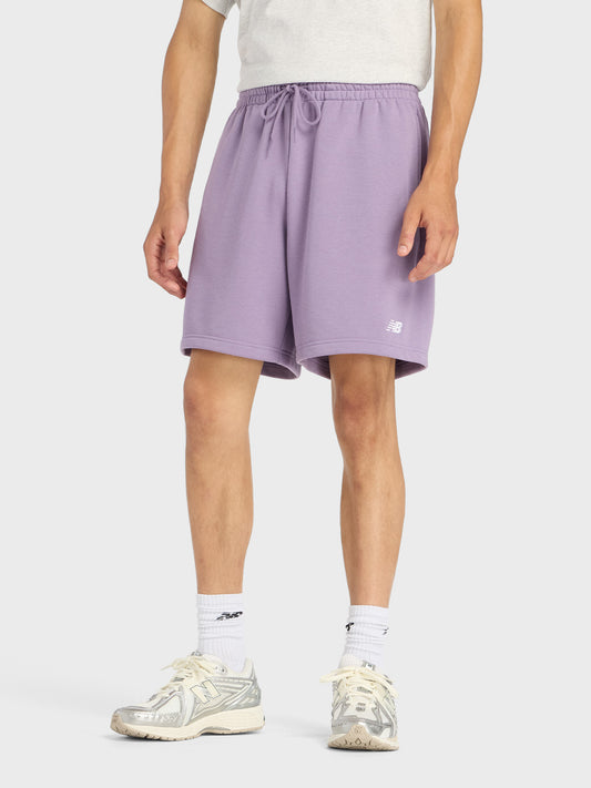 New Balance Essentials Shorts Violet - voorkant