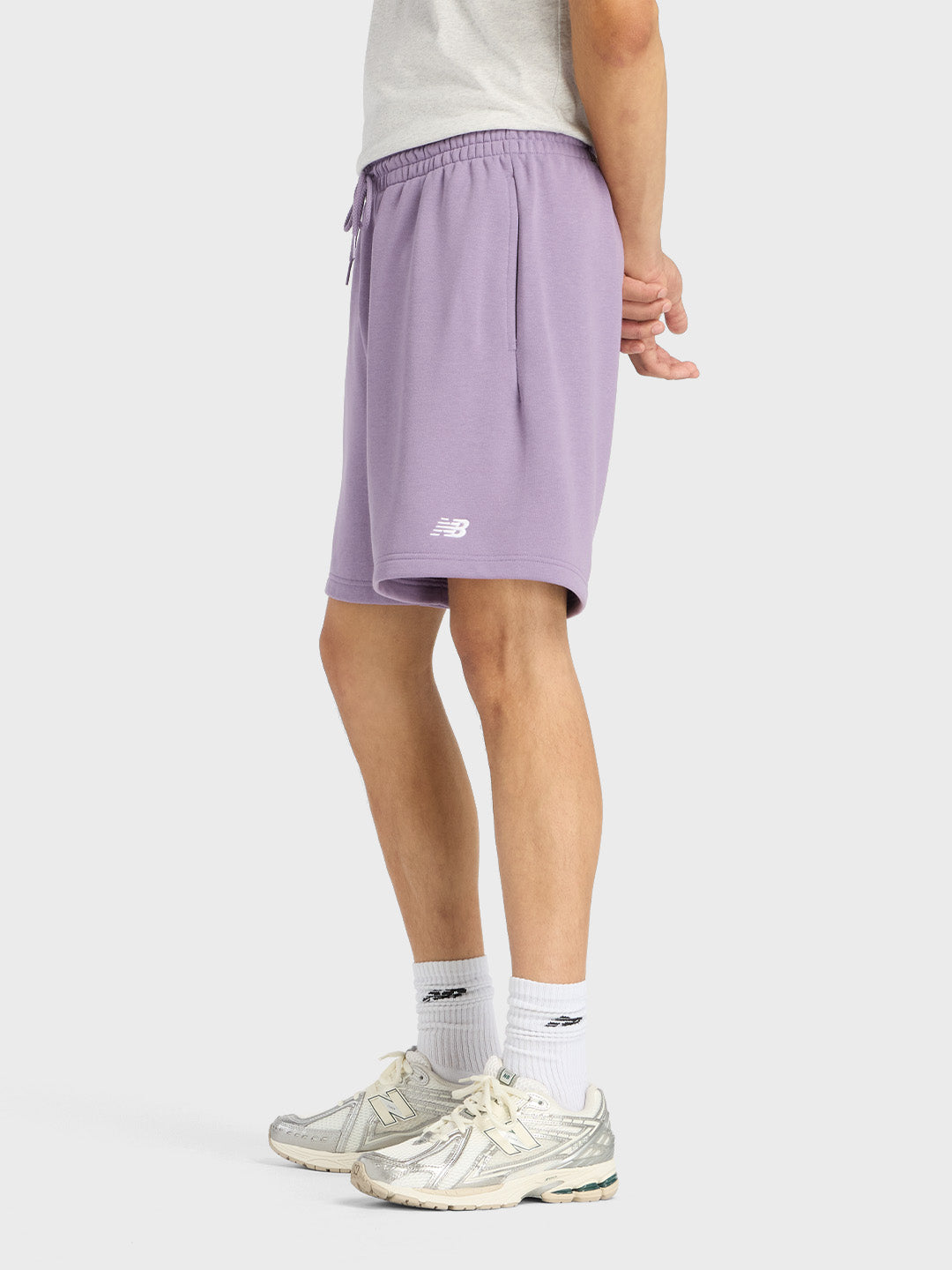 New Balance Essentials Shorts Violet - zijkant