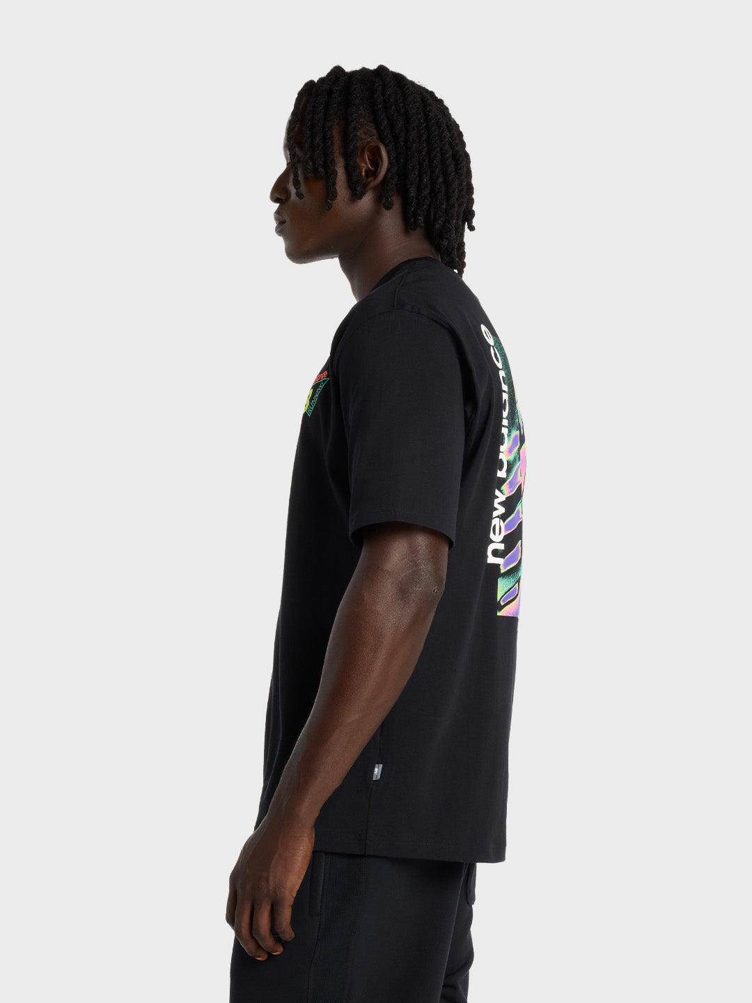 New Balance Heat Map T-Shirt Black - zijkant