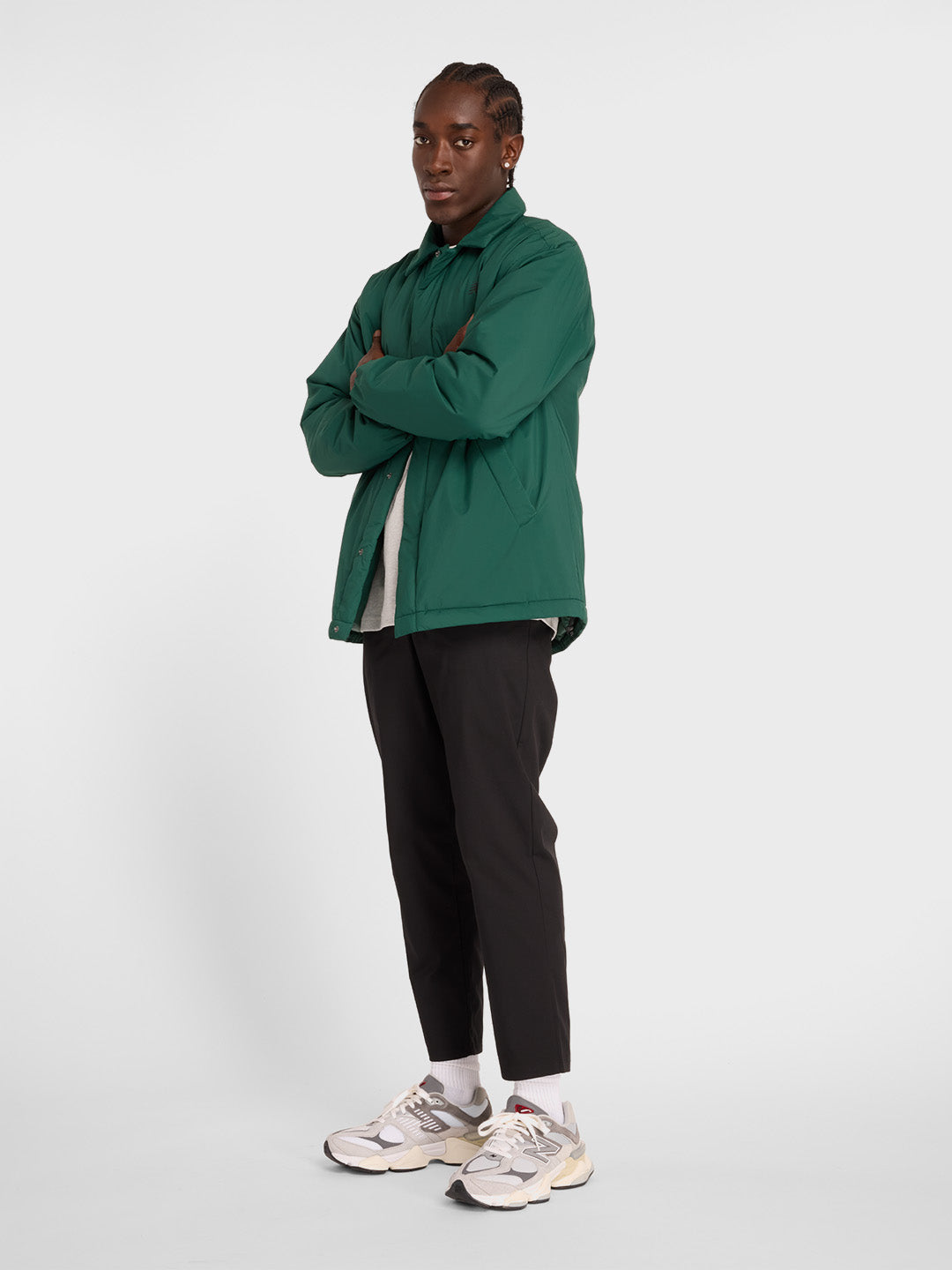 new balance coach jacket green