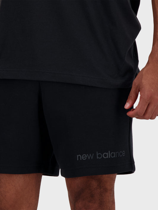 new balance shorts black