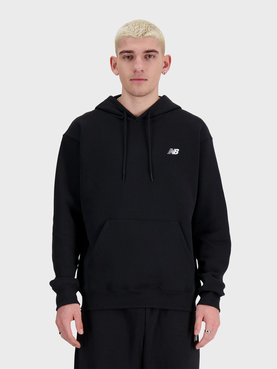 new balance hoodie black