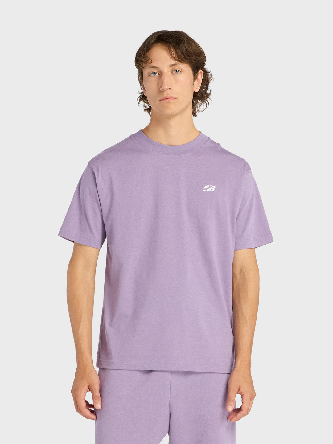 New Balance Sport Essentials T-Shirt Violet - voorkant