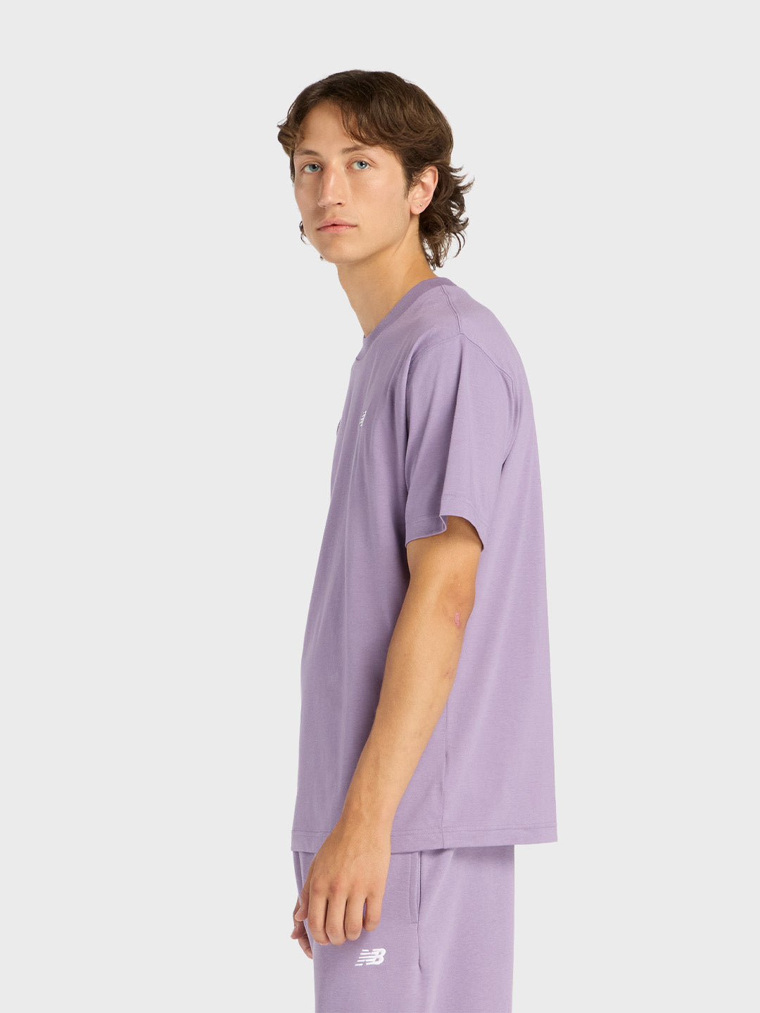New Balance Sport Essentials T-Shirt Violet - zijkant