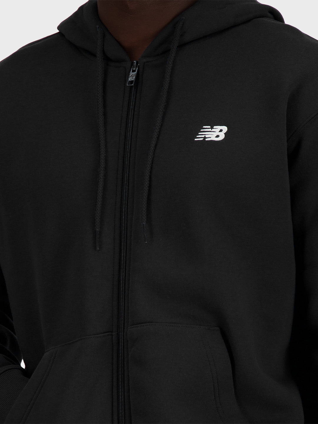 new balance hoodie black