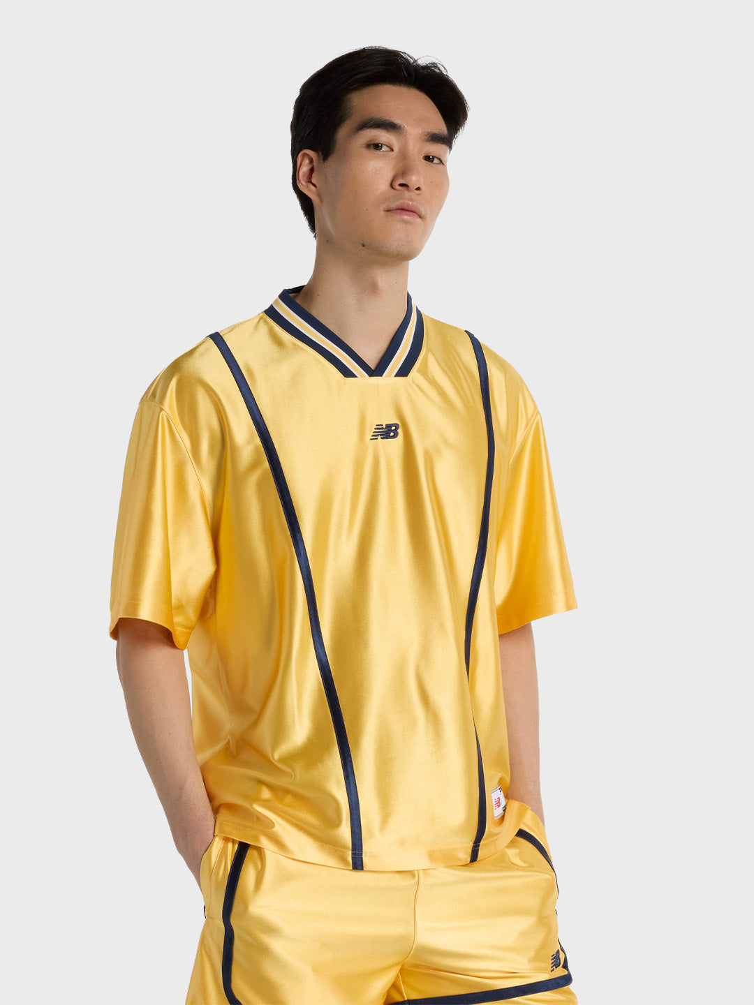 new balance tricot shooting top - yellow - Reloadstore