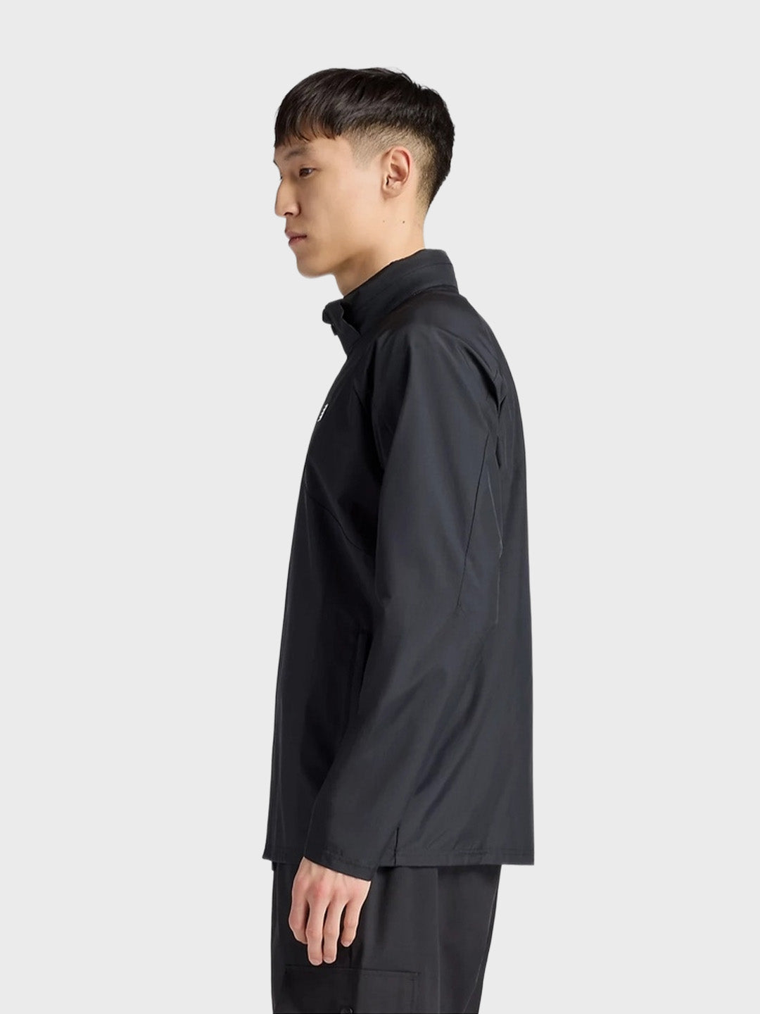 New Balance Utility Woven Jacket Black - zijkant