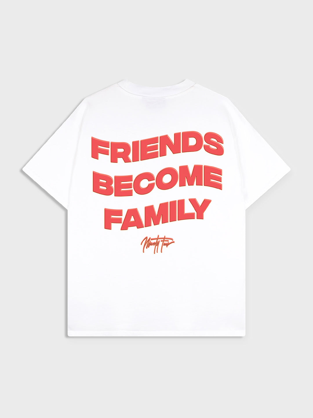 ninetyfour friends become family t-shirt