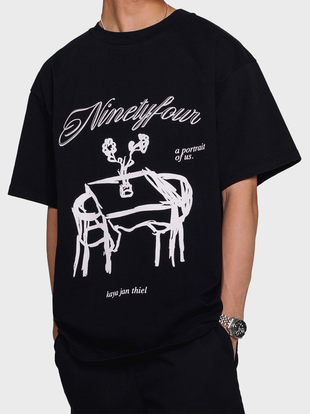 Ninetyfour Kaya Jan Thiel T-Shirt | Black | Reloadstore