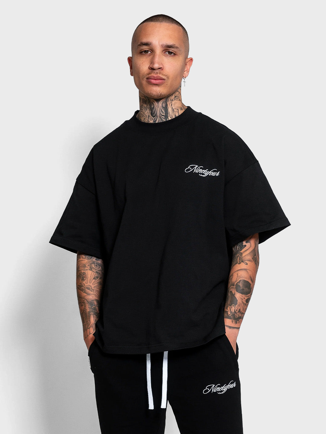 ninetyfour boxy fit t-shirt black