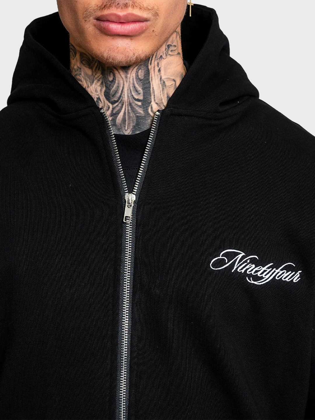 ninetyfour hoodie black