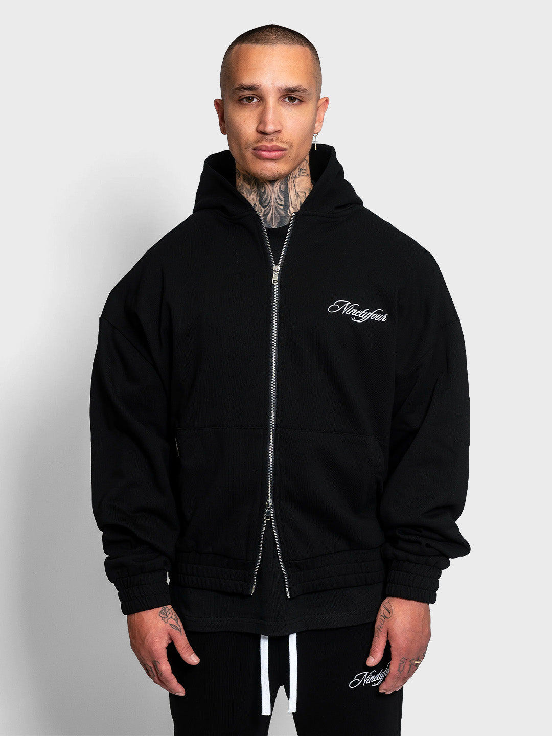 ninetyfour hoodie black