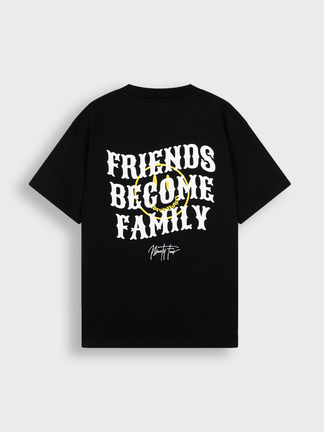 ninetyfour friends become family t-shirt