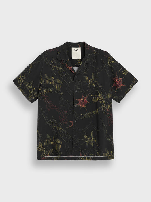 OAS Romantique Rocco Shirt Black - voorkant