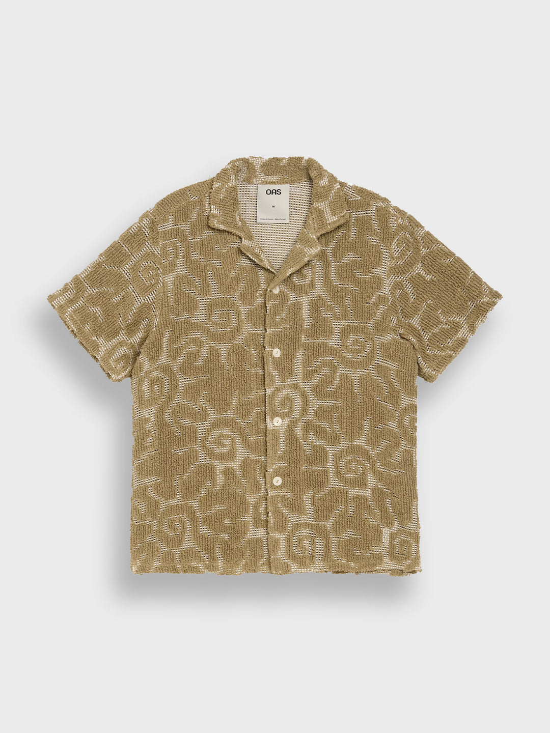 OAS Sunero Cuba Shirt Beige - voorkant
