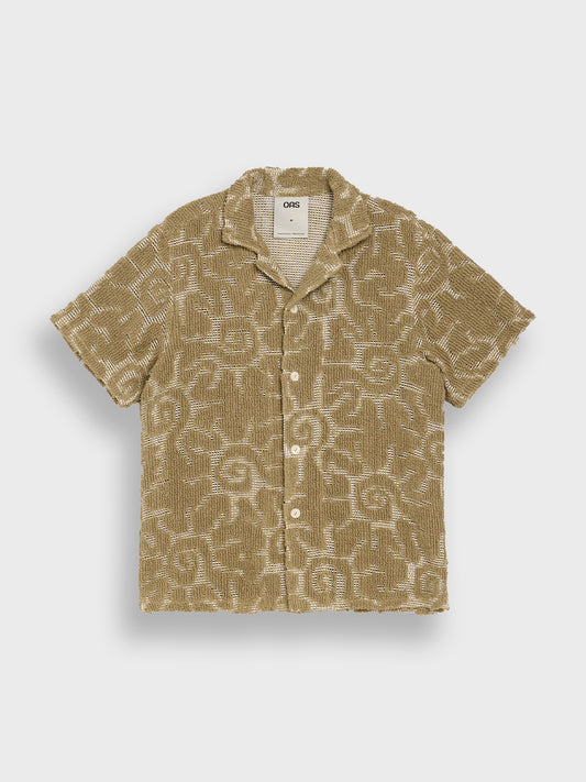 OAS Sunero Cuba Shirt Beige - voorkant
