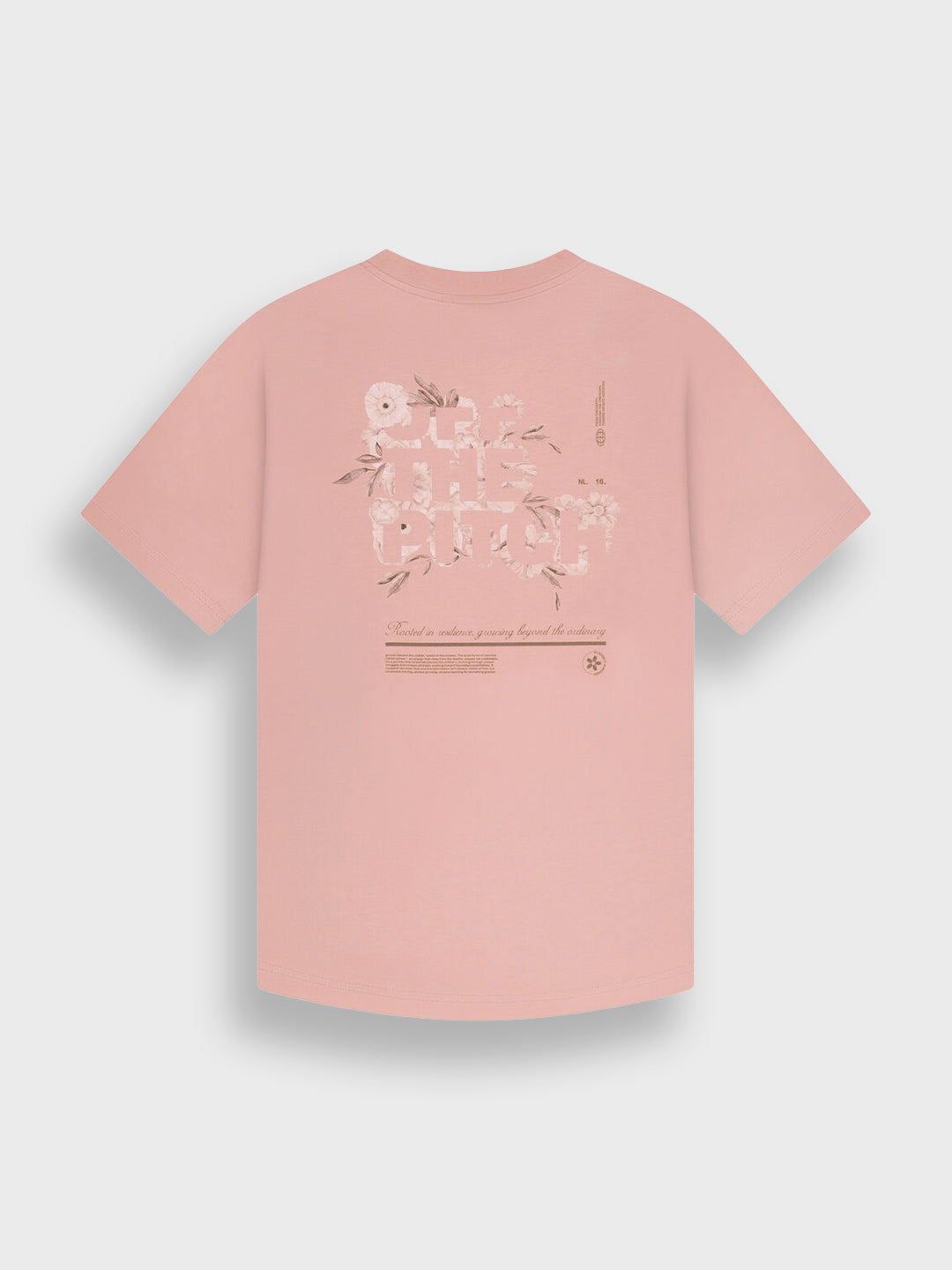Off The Pitch Blossom T-Shirt Misty Rose - achterkant