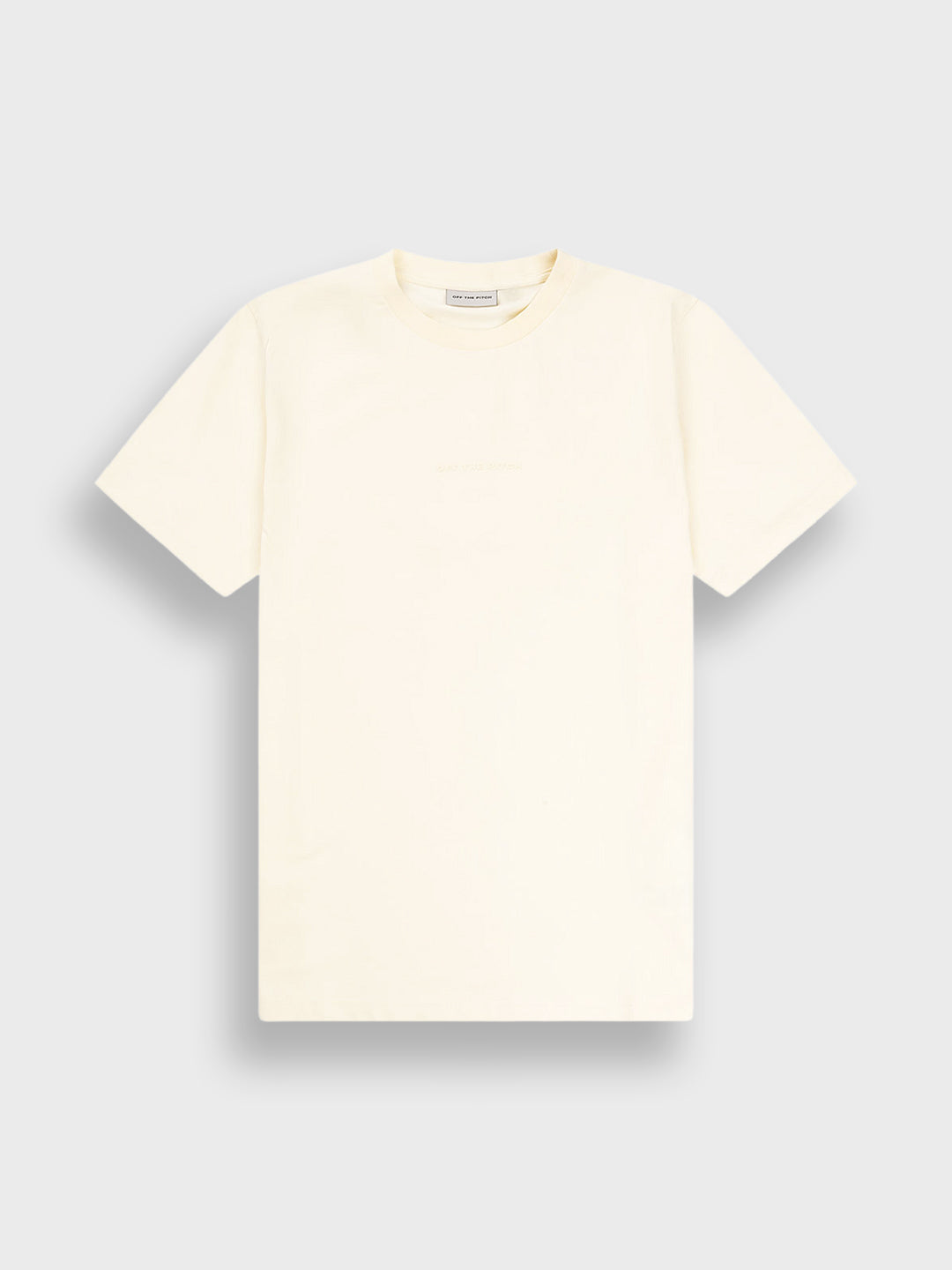 Off The Pitch Botanic T-Shirt Off-White - voorkant