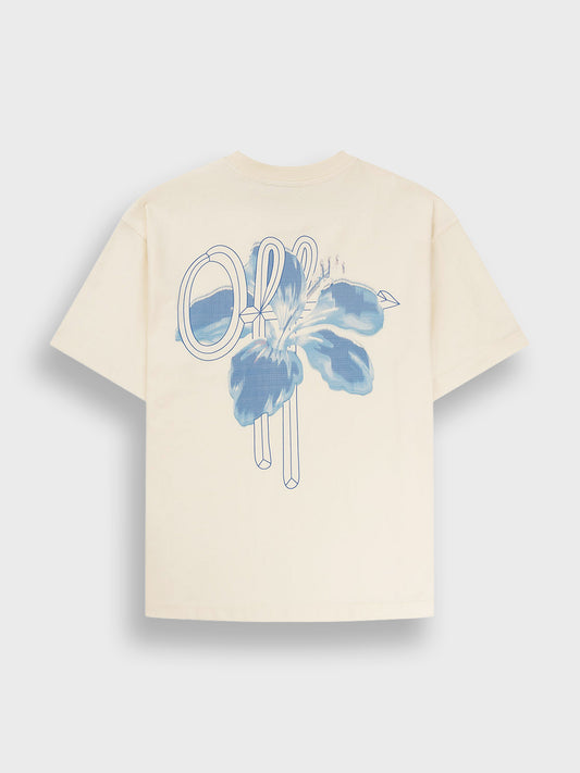 Off The Pitch Corsage T-Shirt Off-White - achterkant