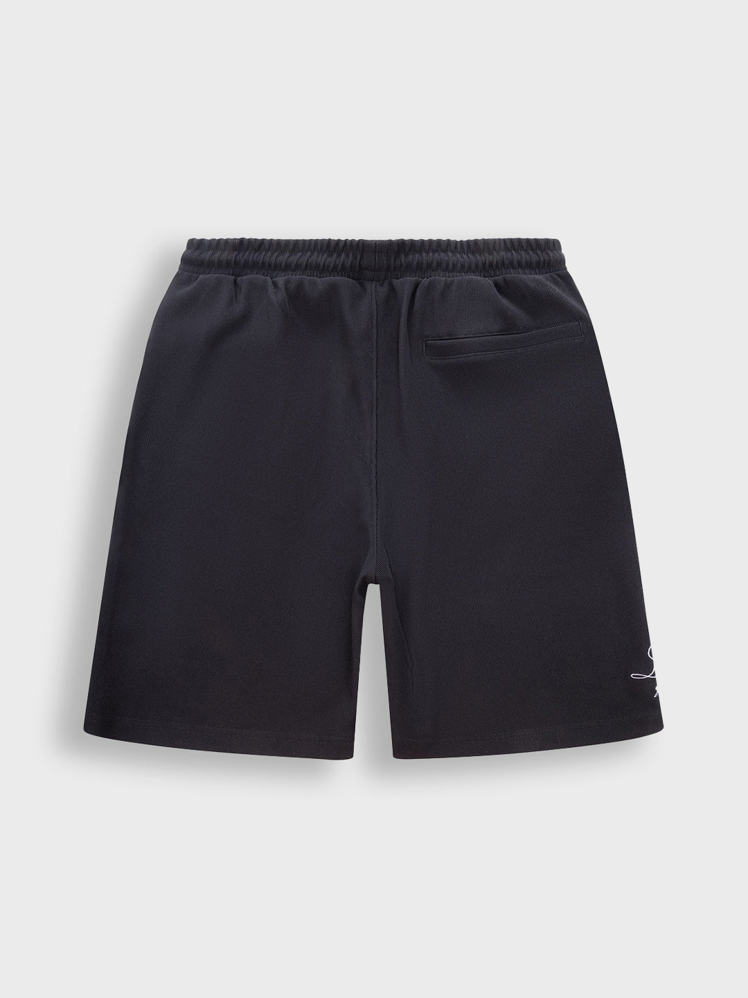 Off The Pitch Double Script Shorts | Black