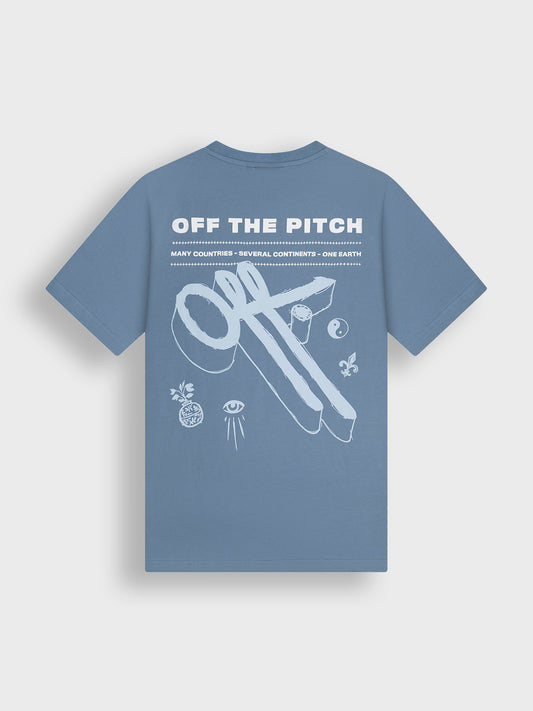 off the pitch t-shirt blue - reloadstore