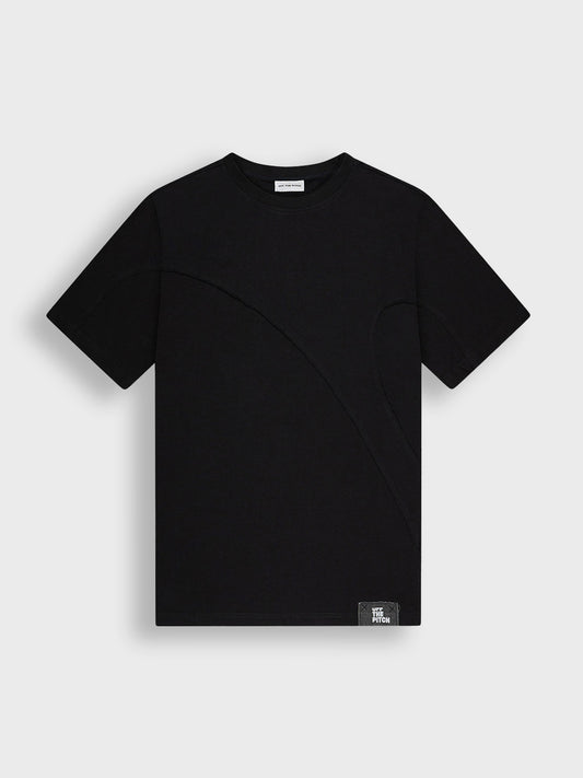 off the pitch oversized t-shirt zwart heren