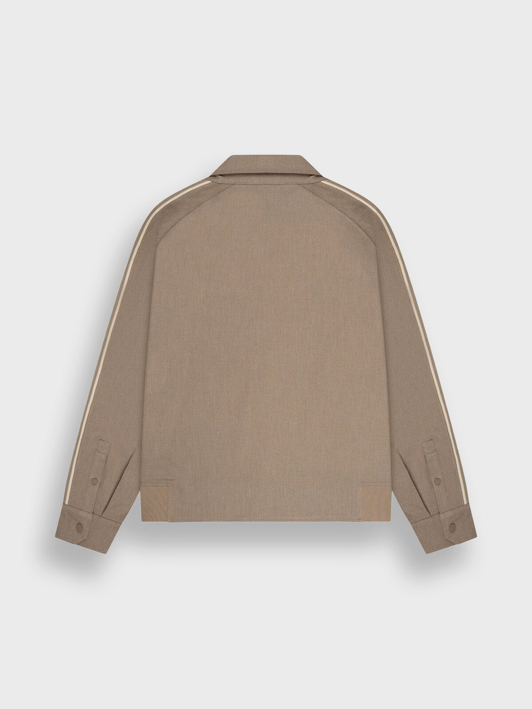 Off The Pitch Fraction Overshirt Sand - achterkant