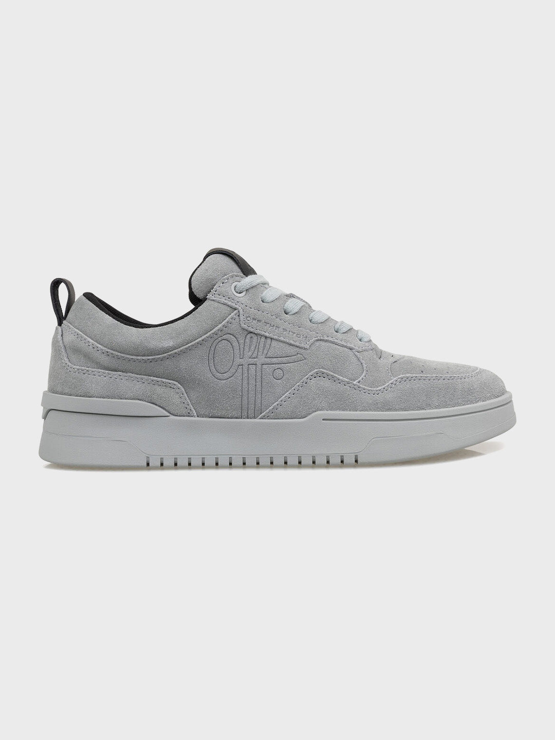Off The Pitch Fullstop Sneakers Grey – zijkant