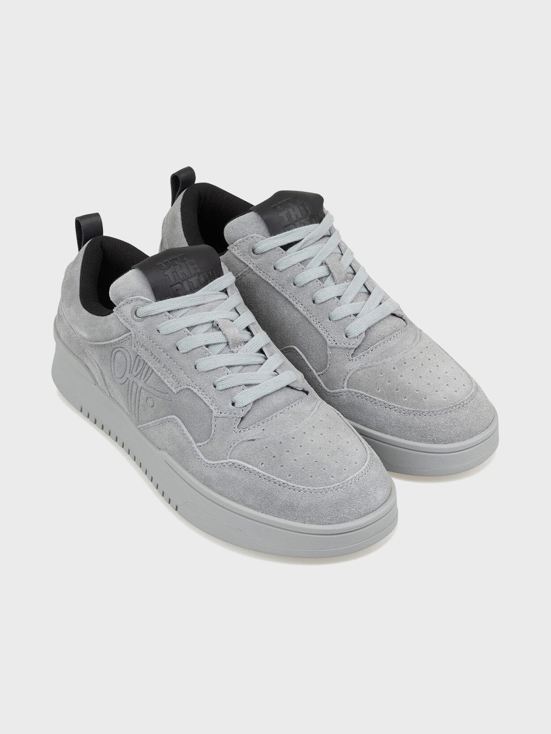 Off The Pitch Fullstop Sneakers Grey – schuin vooraanzicht
