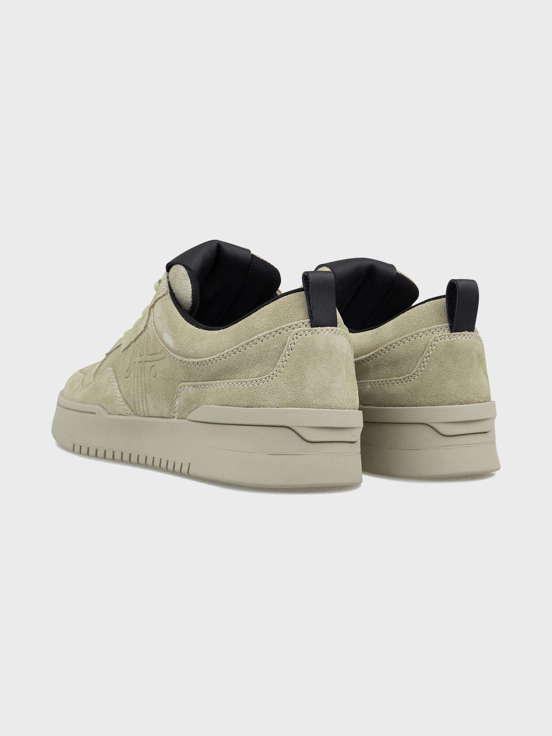 Off The Pitch Fullstop Sneakers Sand – schuin achteraanzicht