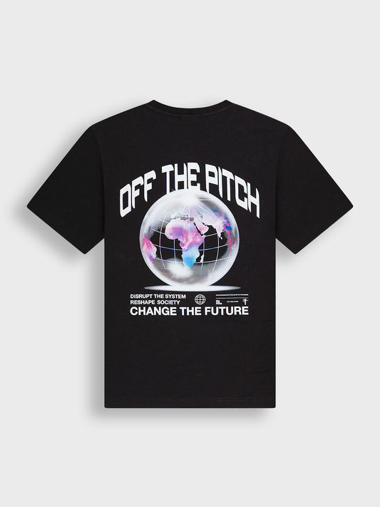 off the pitch regular fit t-shirt black