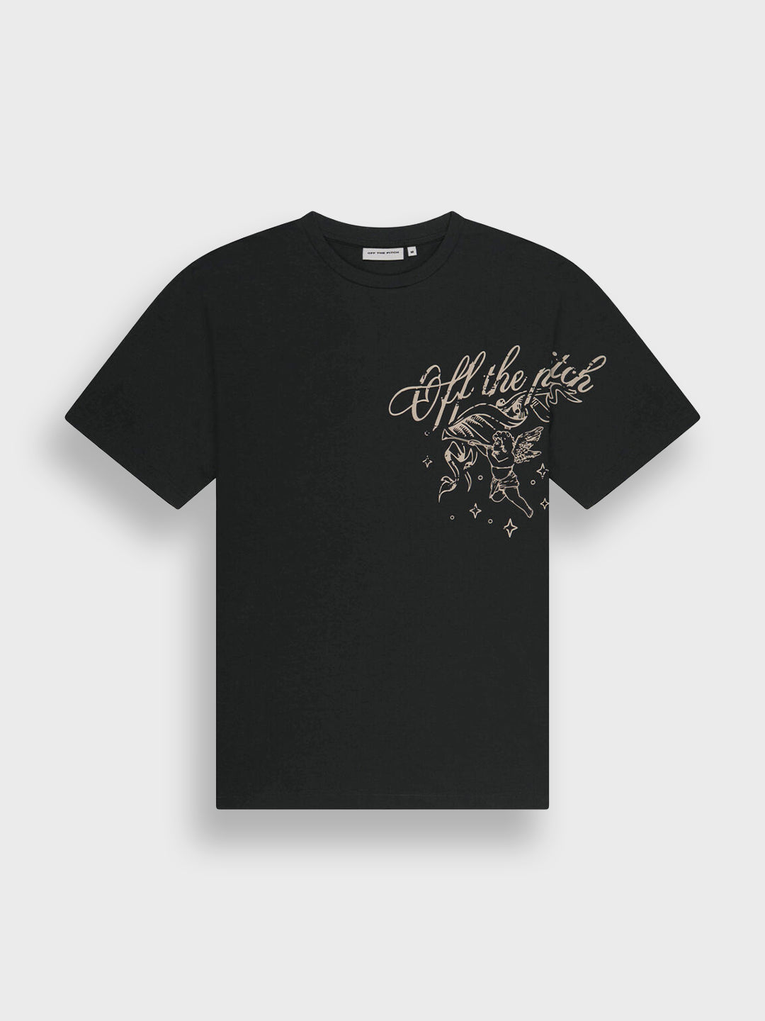 Off The Pitch Guardian T-Shirt Black - voorkant