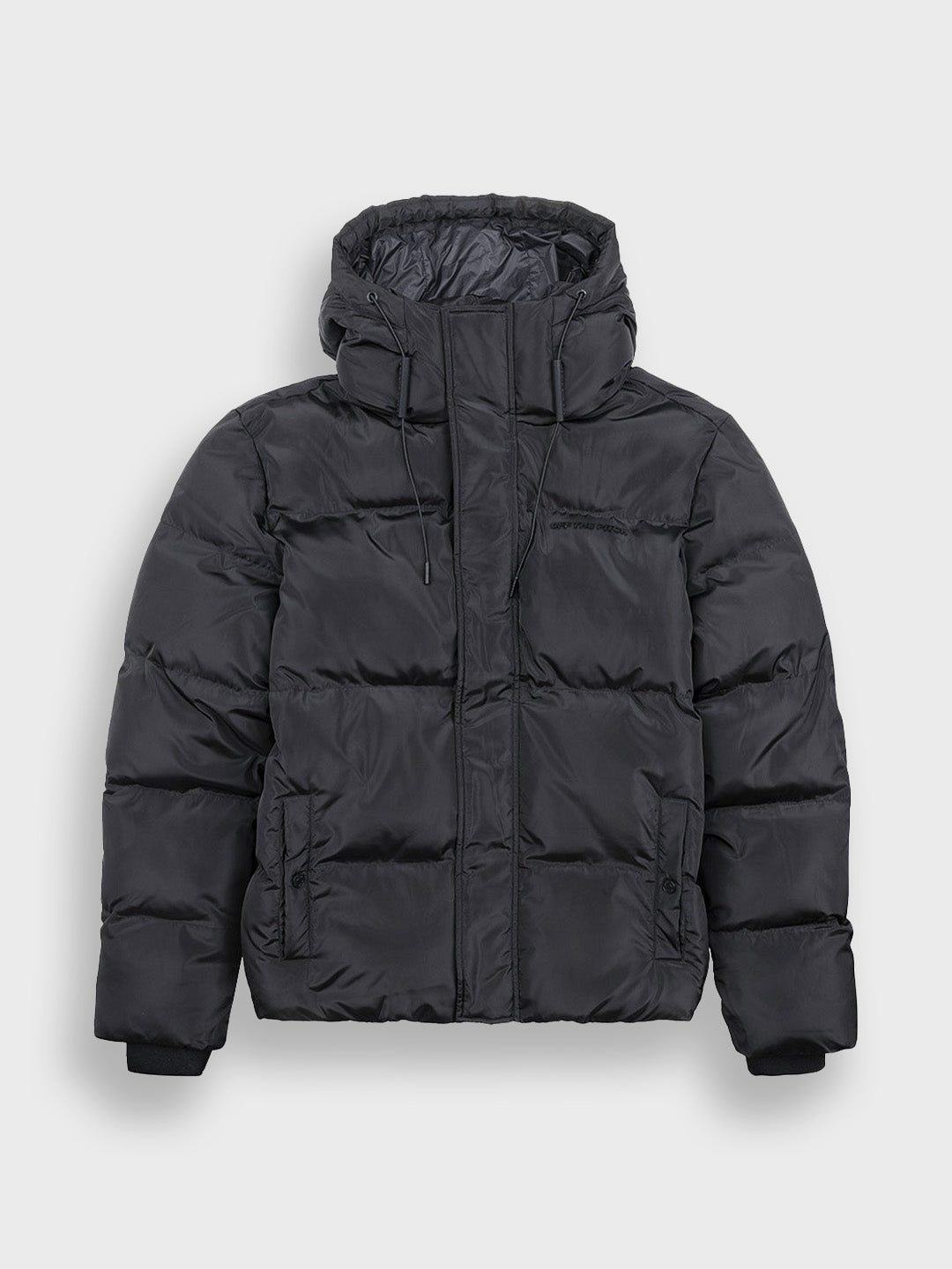 men's puffer jacket black