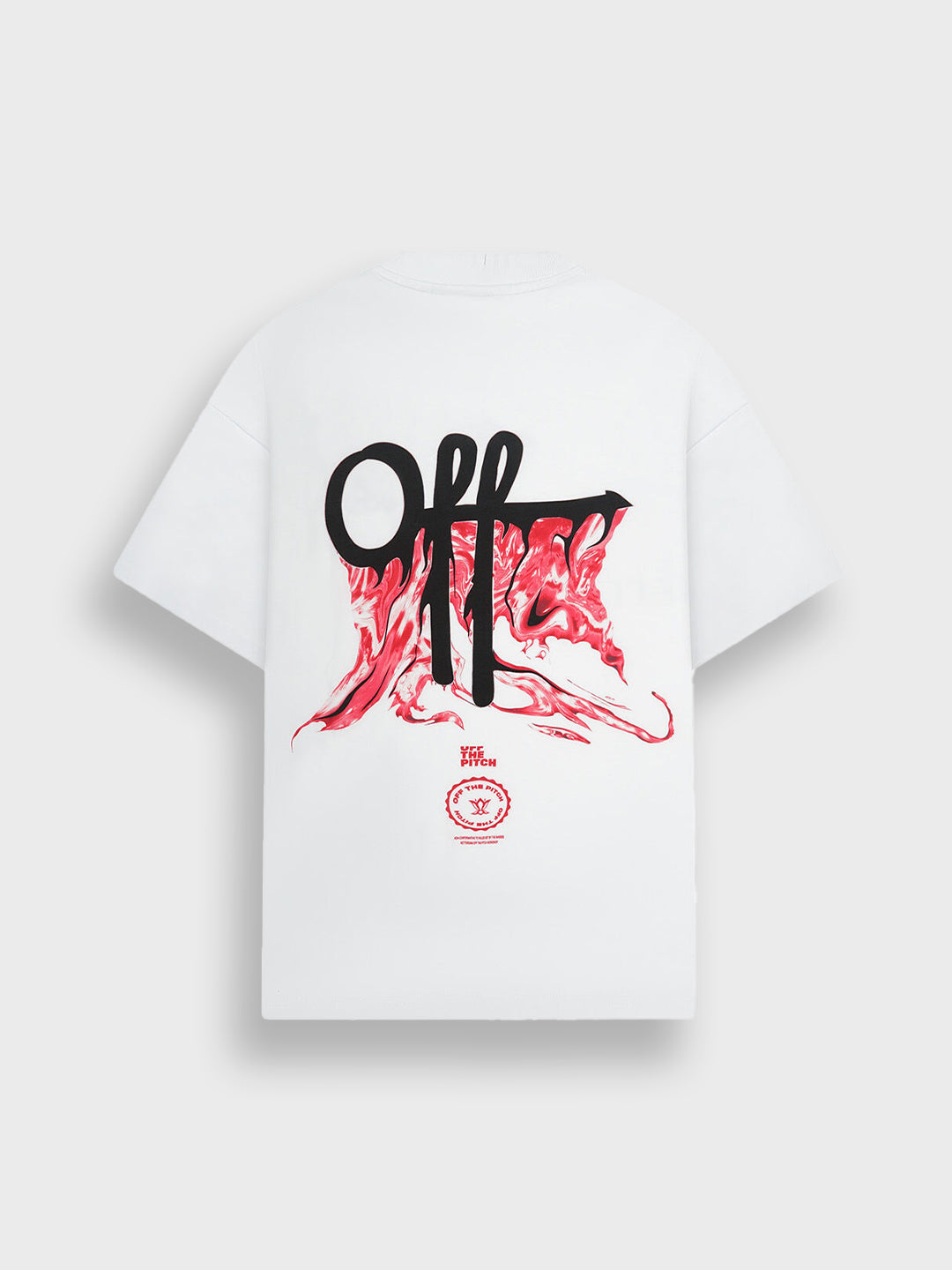 Off The Pitch Ignite T-Shirt White achterkant