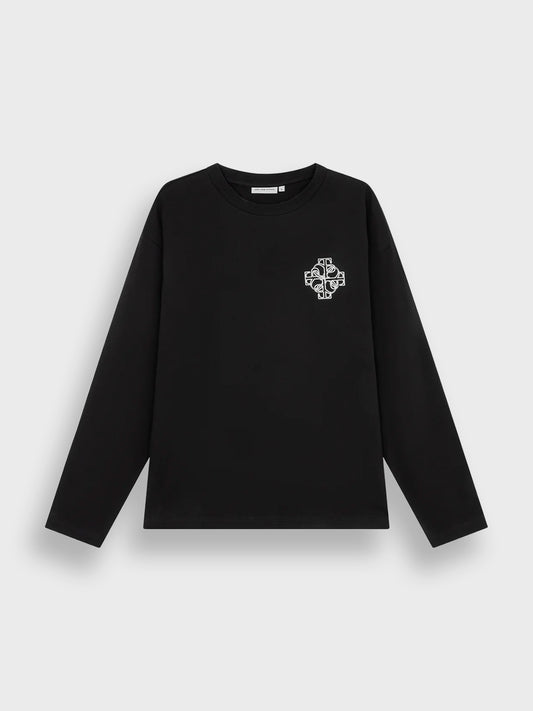 Off The Pitch Locket Longsleeve Black – voorkant